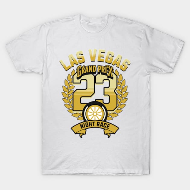 Vegas Grand Prix 2023 T-Shirt by Worldengine